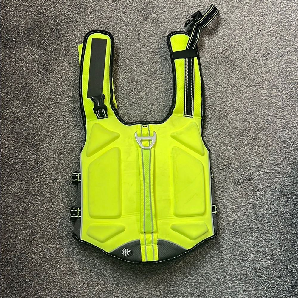 Dog High-Vis Safety Vest Life Jacket - Neon Yellow